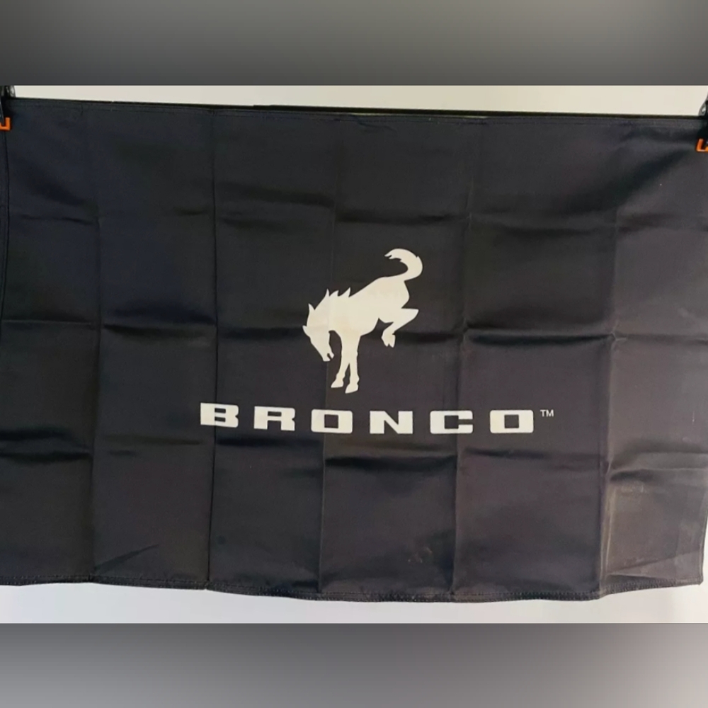 New in Box limited edition Bronco Flag